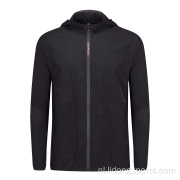 groothandel gym fitness sportjack hoodie voor mannen